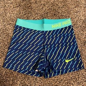 Nike pro spandex shorts